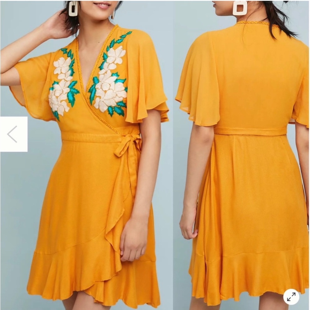 Cleobella Marigold Wrap Dress